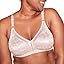 Bali Women's Wireless Lace Bra, Double Support Lace Bras for Women, Stay-in-Place Straps, Full Coverage, Comfortable