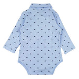 stylesilove Infant Toddler Baby Boys Blue Romper, Pants, Vest and Hat 4-Piece Gentlemen Formal Wear Clothing Set
