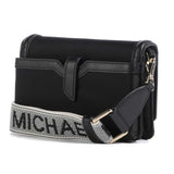 MICHAEL Michael Kors Jet Set Small Phone Web Strap Crossbody Michael Kors Jet Set Small Phone Crossbody Bag, Silver-Tone Hardware/Signature w/Logo Webbing Strap/RosewoodMichael Kors Jet Set Small Phone Crossbody Bag, Silver-Tone Hardware/Signature w/Lo…