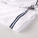 Styles I Love Baby Boys Marine Sailor Short Sleeve White Romper Onesie with Necktie 2pcs Holiday Outfit