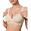 OEAK Womens Deep V Bras Wireless Comfortable Bra Supportive No Underwire Bras Tshirt Push Up Bralettes Plunge Seamless Bra