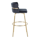 30" Fixed-Height Barstool with Swivel