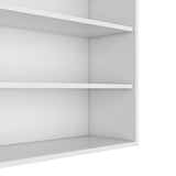 Chinle Wall Cabinet in Melamine with Open Storage
