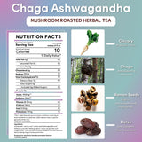 Chaga Ashwagandha Butterscotch Cream Mushroom Herbal Tea