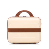 Beige 2-Piece Spinner Luggage Set with Hard Shell - Beige