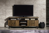 Ensata II TV Stand - Rustic Oak / Black