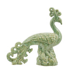 Ceramic Peacock Sculpture