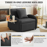 Sleeper Sofa Chair Bed - 3 In 1 Convertible Armchair