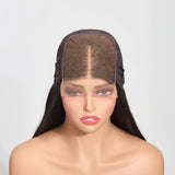StariaHair 5"x5" HD Glueless Lace Straight 180% Closure Wig #1B