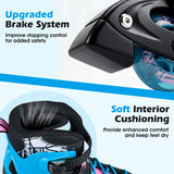 Adjustable Light-Up Kids Inline Skates Ages 9-14