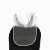 StariaHair 14-20 Inch Transparent Lace Closure Straight 4"x4" #1B