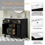 36'' Bathroom Vanity with Ceramic Sink Combo