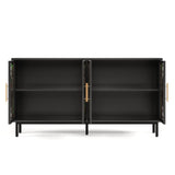 60.3 " Decorative Cabinet with 4 Doors