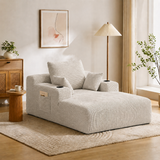 71.65'' Corduroy Chaise Lounge Sofa