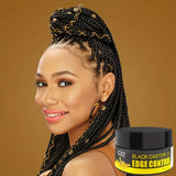African Black Castor Extra Hold Braid, Loc, Twist Gel, Tames Frizz & Edges, Coconut Oil Edge Control