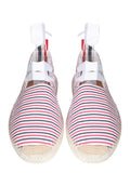 Thom Browne Women Seersucker Cotton Espadrilles