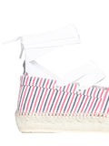 Thom Browne Women Seersucker Cotton Espadrilles