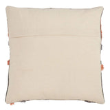 Fennco Styles Luxury Embroidery & Print Down Filled Decorative Throw Pillow 18" W x 18" L – Cotton Cushion for Bed, Couch, Sofa, Home Décor, Holidays, Housewarming