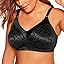 Bali Women's Wireless Lace Bra, Double Support Lace Bras for Women, Stay-in-Place Straps, Full Coverage, Comfortable