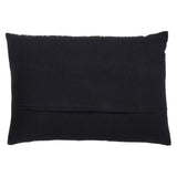 Fennco Styles Tribal Mud Cloth 100% Cotton Decorative Throw Pillow Cover 14 x 20 Inch - Black Geometric Pillow Case for Couch, Living Room and Bedroom Décor