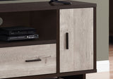 Contemporary TV Stand Console with Storage and Wire Management
