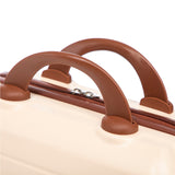 Beige 2-Piece Spinner Luggage Set with Hard Shell - Beige