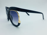 Cat Eye Half-Frame UV400 Sunglasses – Women’s Fashion Eyewear