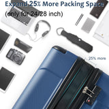 Hardshell 6-Piece Blue Luggage Set