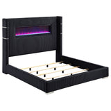 Judah Wingback Panel Bed