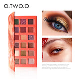 Beauty 18 Color Eye Shadow Plate Pearl Glitter Powder High Gloss Matte Multi Color Eye Shadow Plate Color Makeup