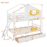 Bunk Bed With Playhouse Roof And Window