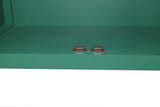 59in Green Accent Cabinet with 4 Doors - Mid Century Modern Buffet - Dark Green