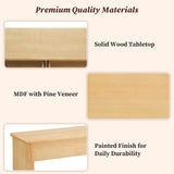 55" Fluted Console Table