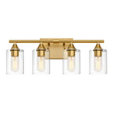 4-Light Brushed Bathroom Vanity Wall Light