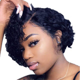 Peruvian Curly Bundles Human Hair - Jerry Curl Weaving, Double Drawn Remy Hair Extensions, Colored Bundles
