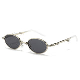 Foldable Small Frame Light-Tinted Sunglasses – Women’s Luxury Style