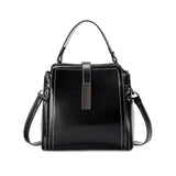 Genuine Leather Bucket Crossbody Shoulder Purse for Women | Scratch-Resistant Cowhide, 5 Pockets, Magnetic Snap, Silver Hardware, 3-Way Carry, Lightweight, Ideal Gift