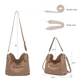 Large Crossbody Bags Ladies Shoulder Handbags Purse and Wallet Set for Women Totes Hobo Purses