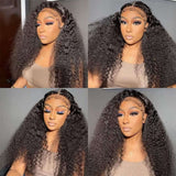 32Inch Deep Curly Wave Lace Front Wig Human Hair 13×4 Lace Frontal Wig for Women