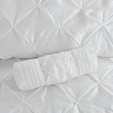 7 Piece Tufted Comforter Set White