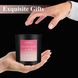 Scented Candles, Rose & Oud Aromatherapy Candles for Home Scented, Natural Soy Wax Candles, 8Oz Long Lasting Candle for Men & Women, Jar Candles for Birthday & Holiday