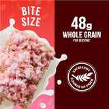 Kroger Bite Size Shredded Wheat Strawberry Frosted Cereal 16.3 oz