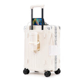 20 Inch Carry On Luggage - Aluminum Frame Hard Shell Suitcase