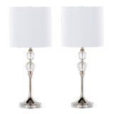 26" Contemporary Crystal Table Lamp