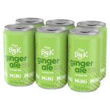 Big K Ginger Ale Caffeine Free Mini Soda Cans 6 pk / 7.5 fl oz