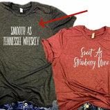 Couples Fitted Printed Sports Short-sleeve T-shirt