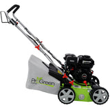 PROGREEN Gasoline Engine Scarifier 2in1 Function Dethatcher/Scarifier, 16in Width