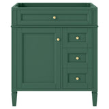 30" Bathroom Vanity Without Top Sink