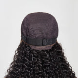 StariaHair 13"x4" HD Lace Water Wave Frontal Wig #1B