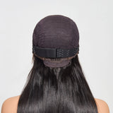 StariaHair 13"x6" HD Lace Straight 180% Frontal Wig #1B